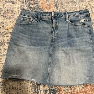 Old Navy Light Blue Denim Mini Skirt size 12?
